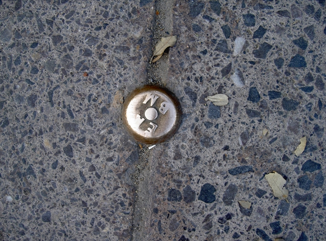 Environment Agency on pavement